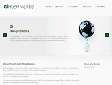 Tablet Screenshot of gihospitalities.com